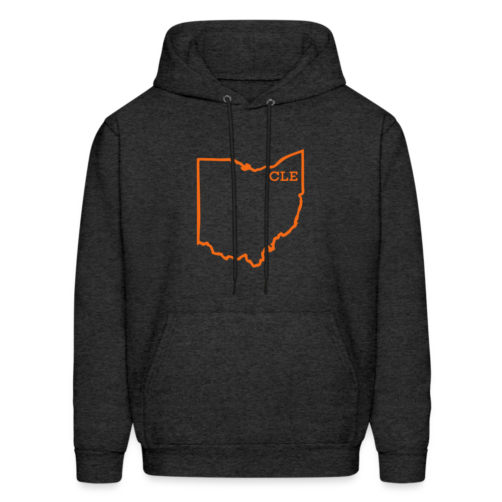 CLE Ohio Men's Hoodie - charcoal grey