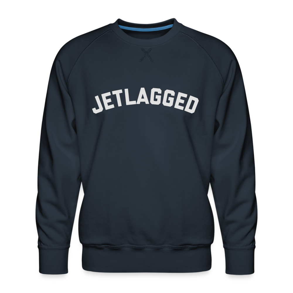 Jetlagged Men’s Premium Sweatshirt - navy