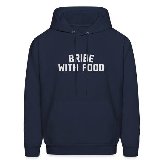 Bribe With Food Men's Hoodie - navy
