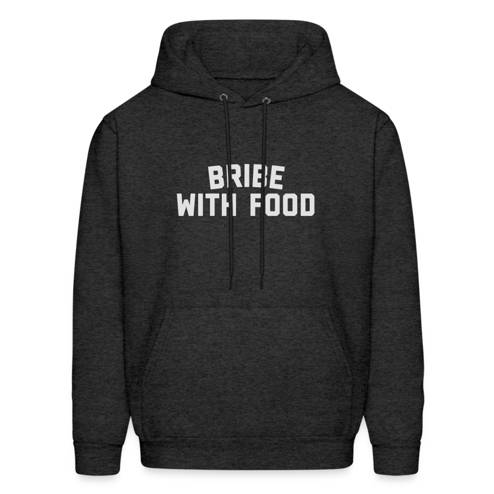 Bribe With Food Men's Hoodie - charcoal grey