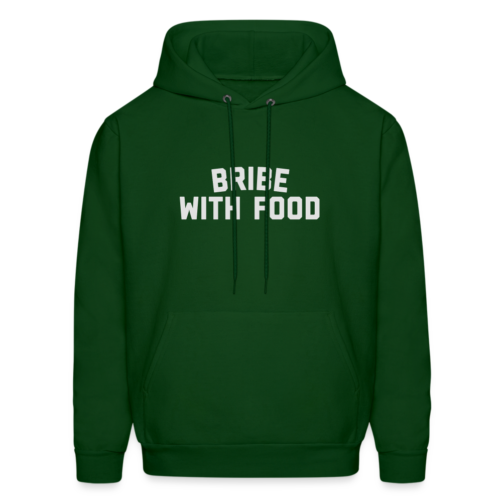 Bribe With Food Men's Hoodie - forest green