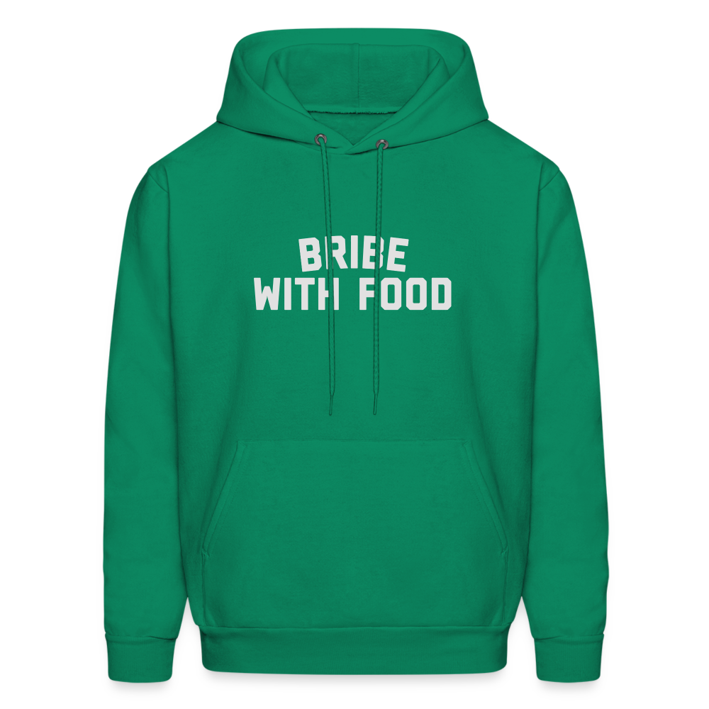 Bribe With Food Men's Hoodie - kelly green