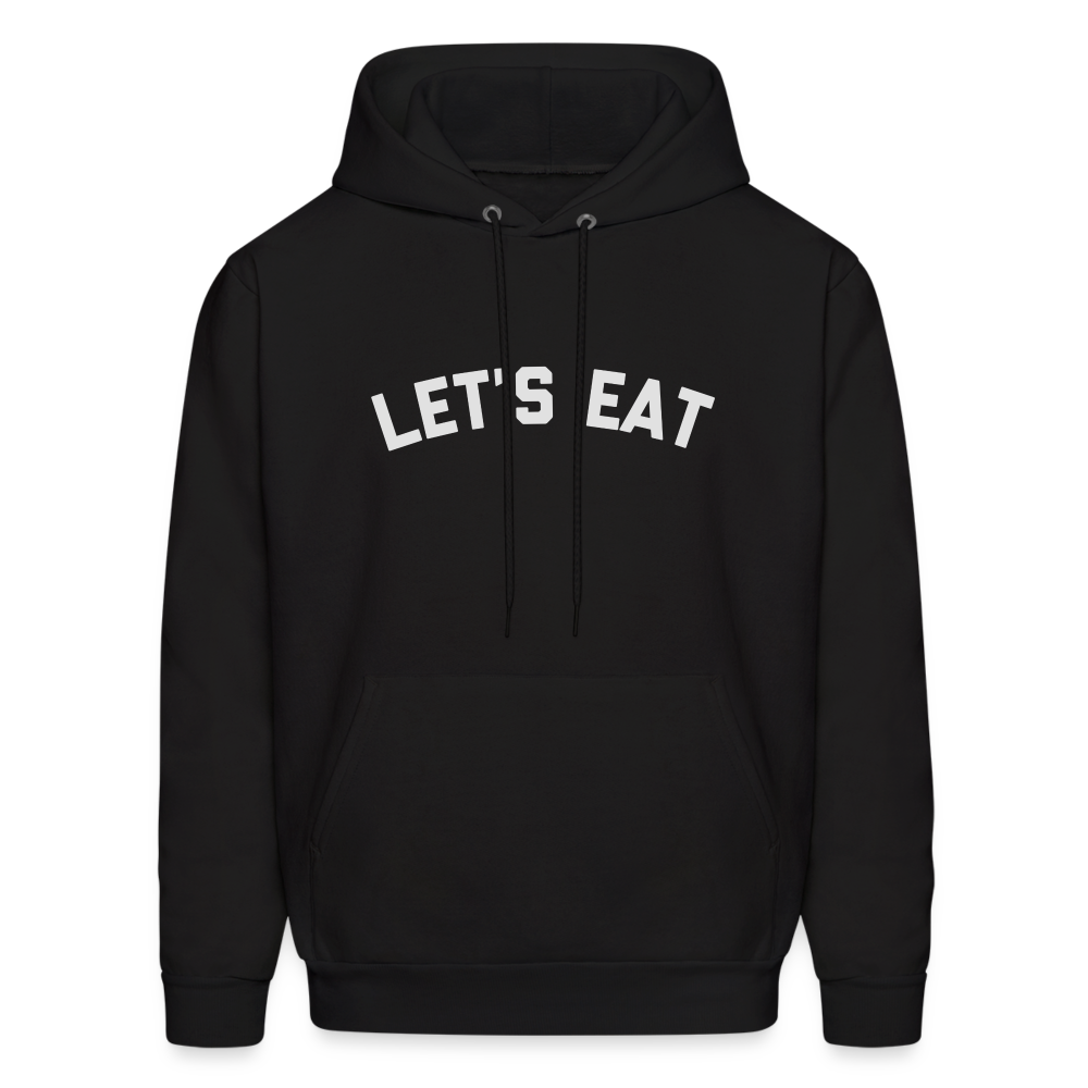 Let's Eat Men's Hoodie - black