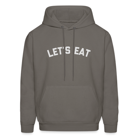 Let's Eat Men's Hoodie - asphalt gray