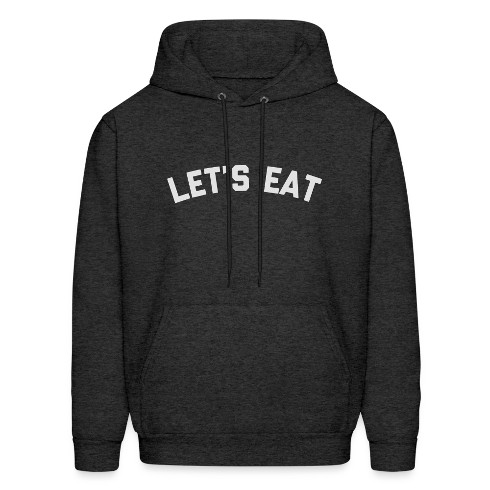 Let's Eat Men's Hoodie - charcoal grey