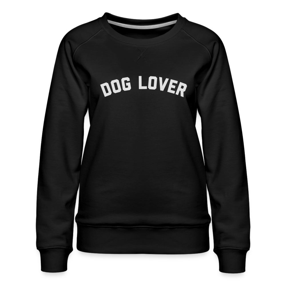 Dog Lover Women’s Premium Sweatshirt - black