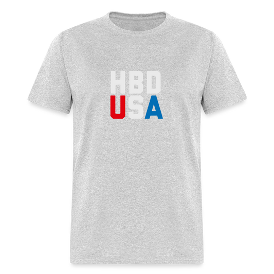 HBD USA Unisex Classic T-Shirt - heather gray