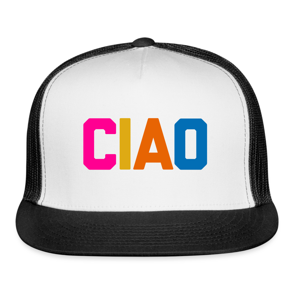 CIAO Trucker Hat - white/black