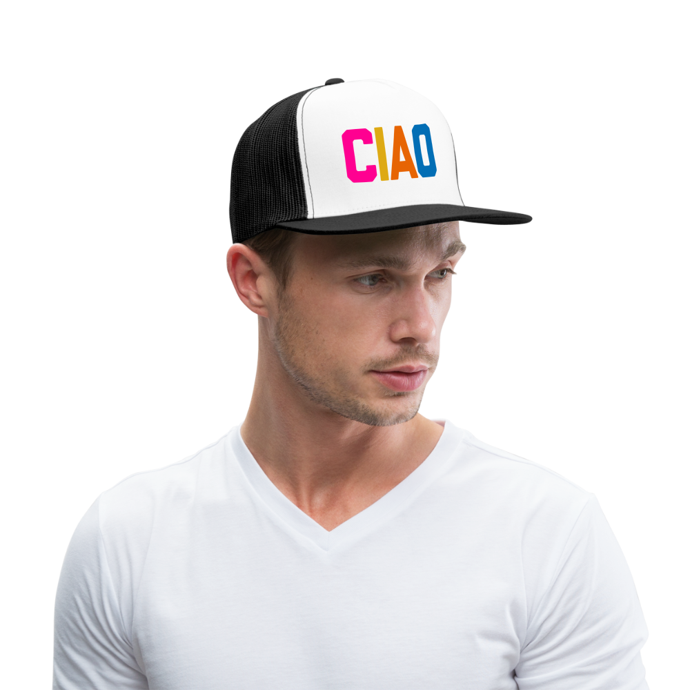 CIAO Trucker Hat - white/black