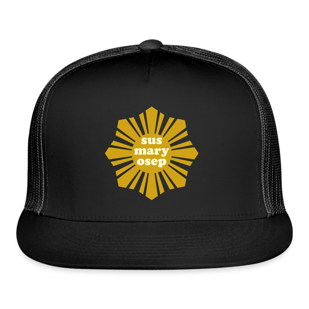 Susmaryosep Trucker Hat - black/black