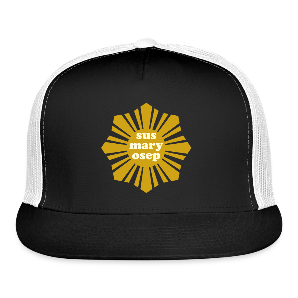 Susmaryosep Trucker Hat - black/white