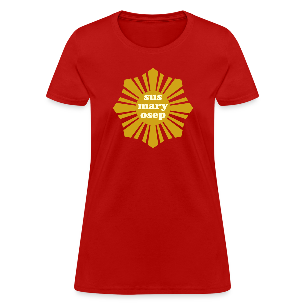 Susmaryosep Women's T-Shirt - red