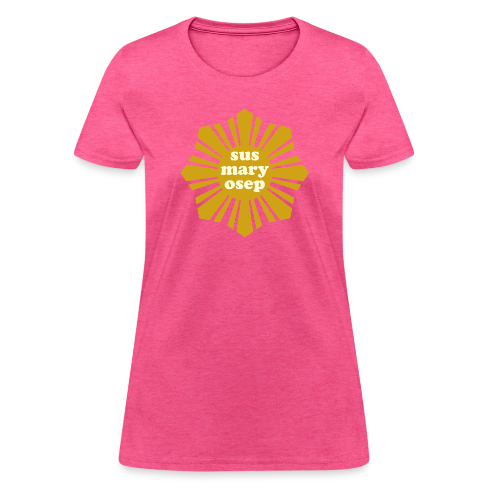 Susmaryosep Women's T-Shirt - heather pink