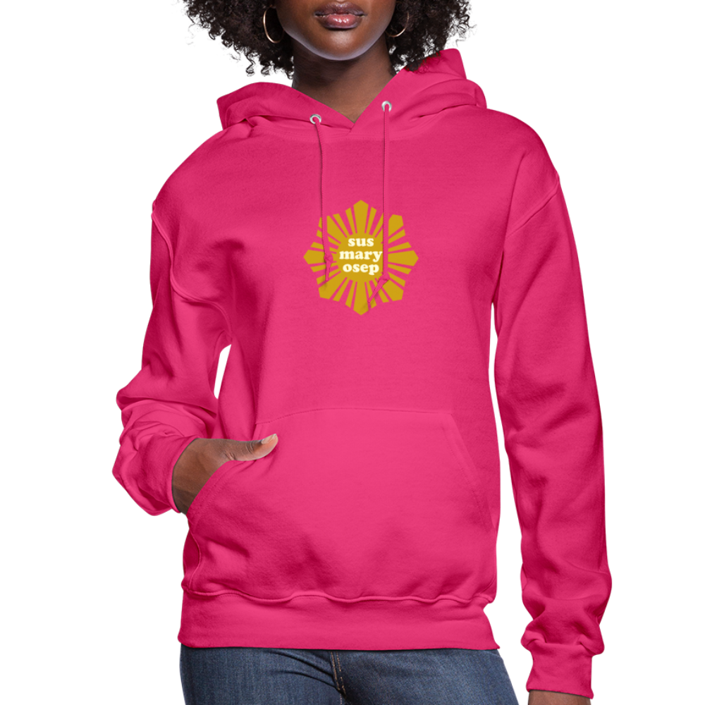 Susmaryosep Women's Hoodie - fuchsia