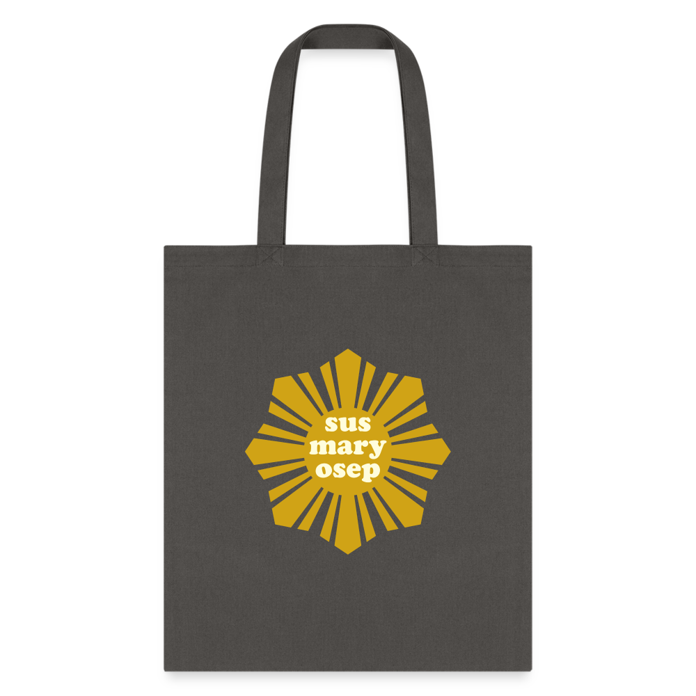 Susmaryosep Tote Bag - charcoal