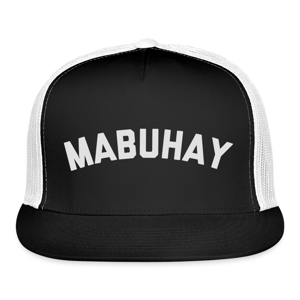 Mabuhay Trucker Hat - black/white