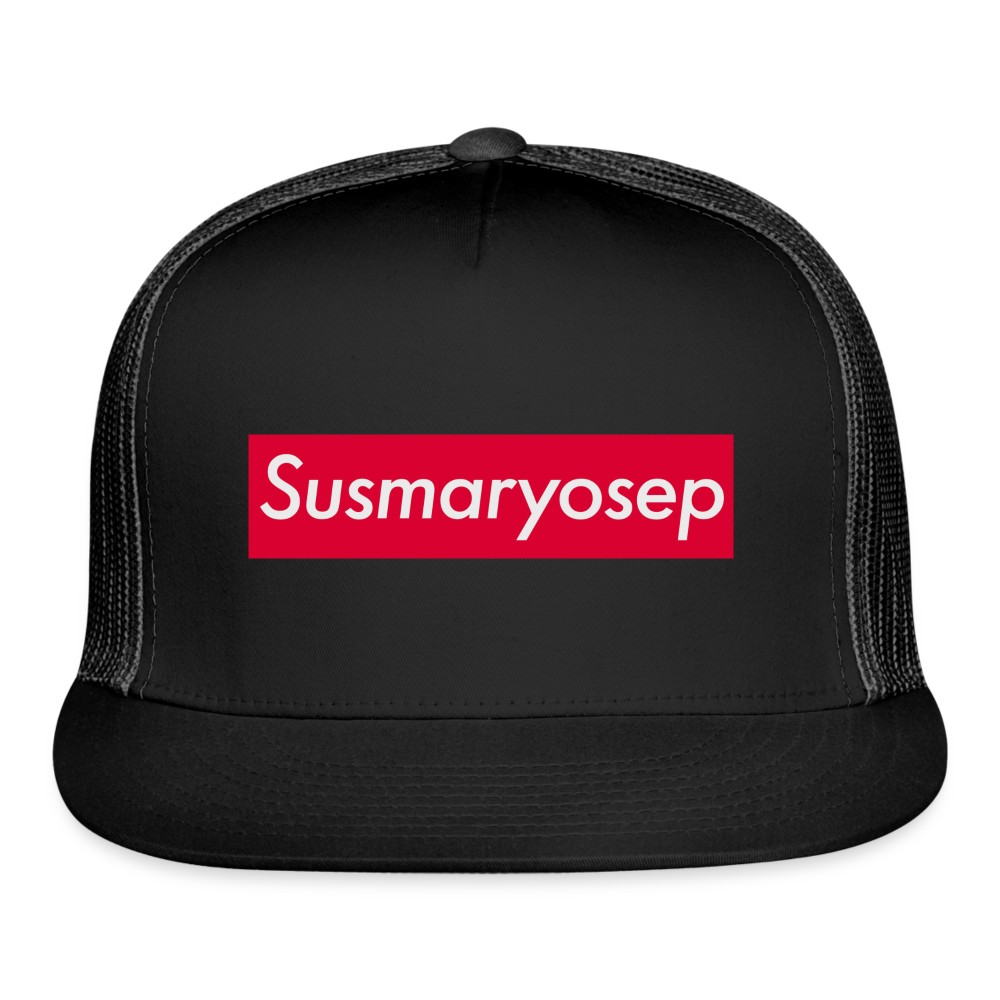 Susmaryosep Trucker Hat - black/black