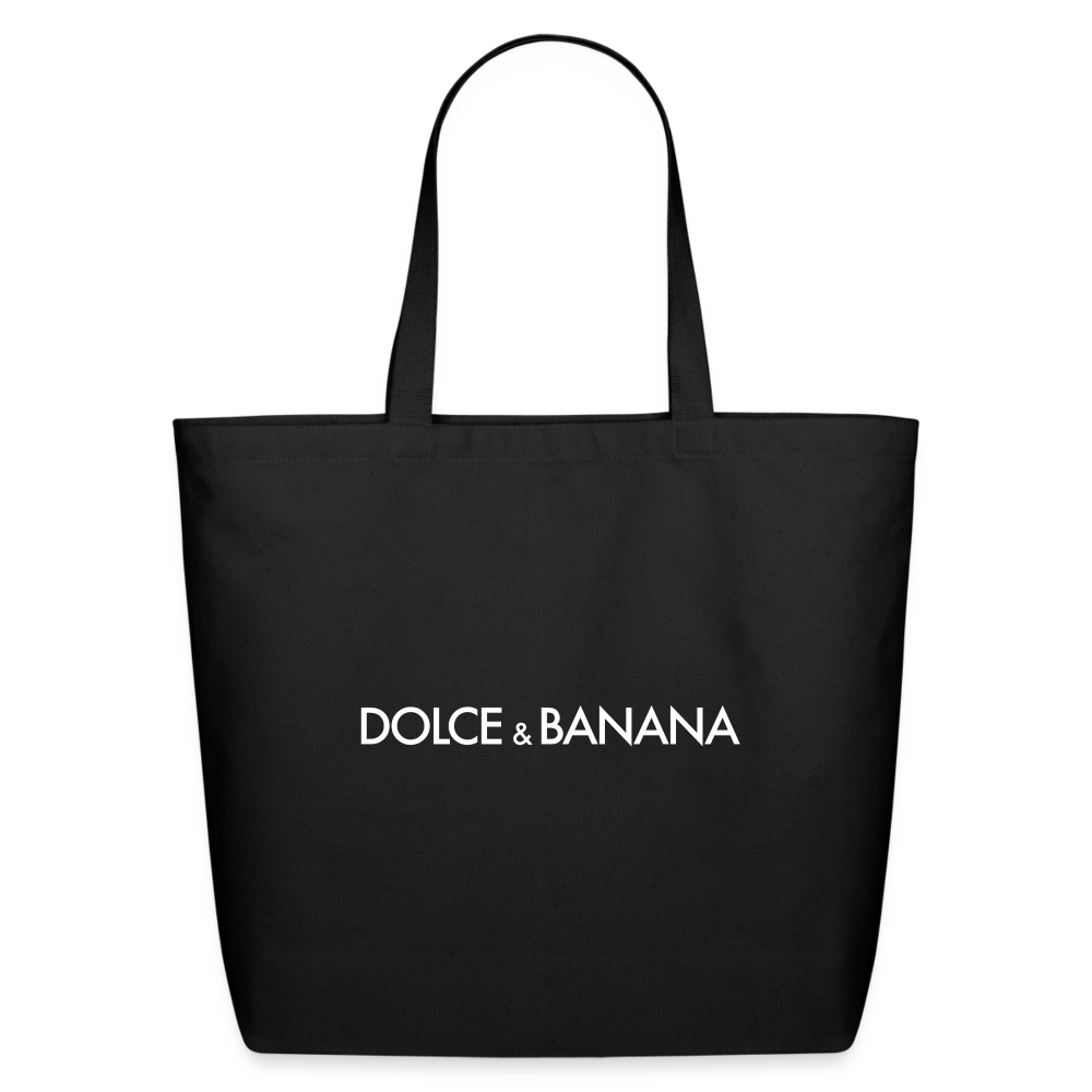 Dolce & Banana Eco-Friendly Cotton Tote - black