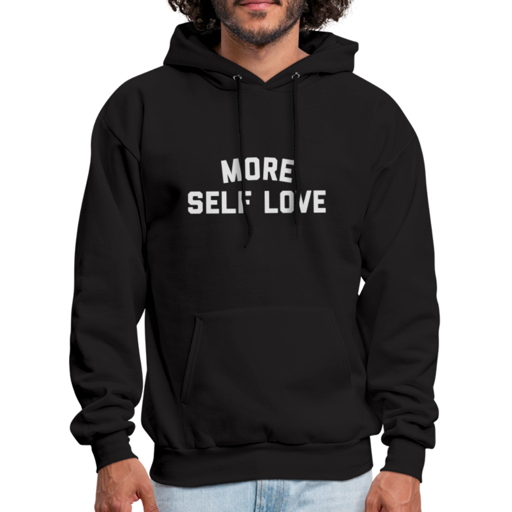 More Self Love Men's Hoodie - black