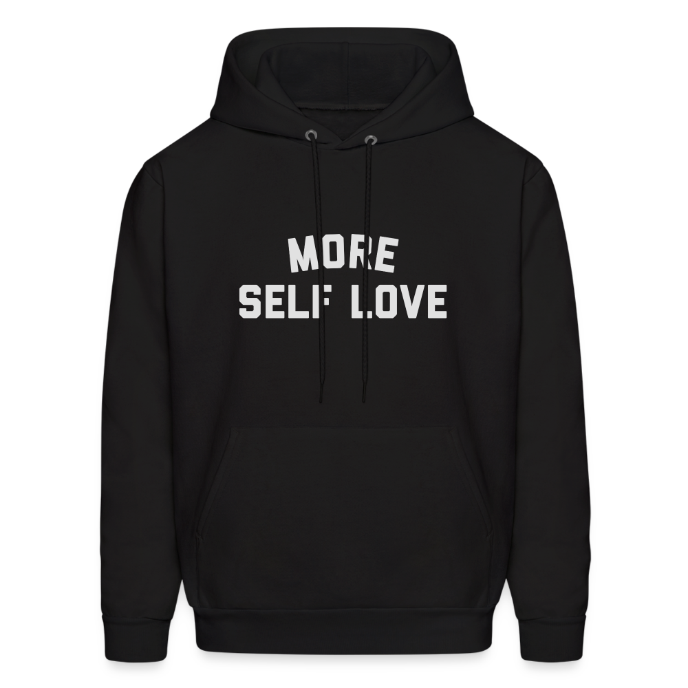 More Self Love Men's Hoodie - black