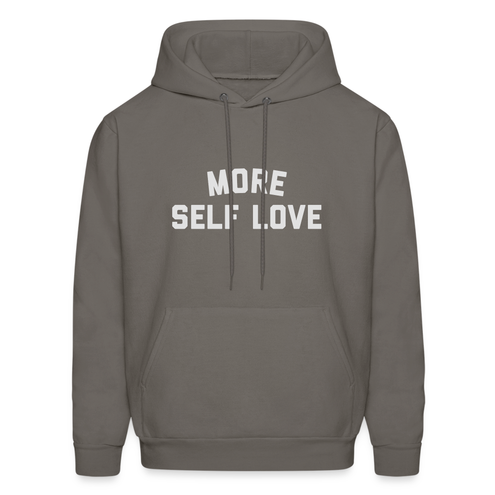 More Self Love Men's Hoodie - asphalt gray