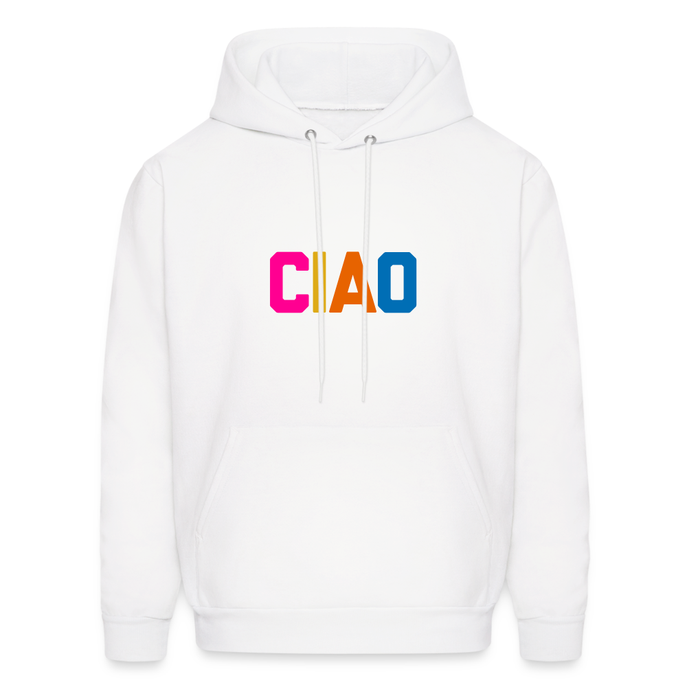 CIAO Men's Hoodie - white