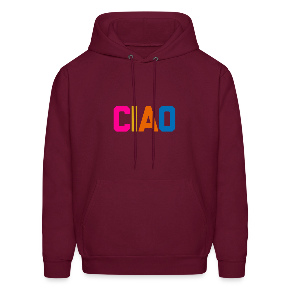 CIAO Men's Hoodie - burgundy