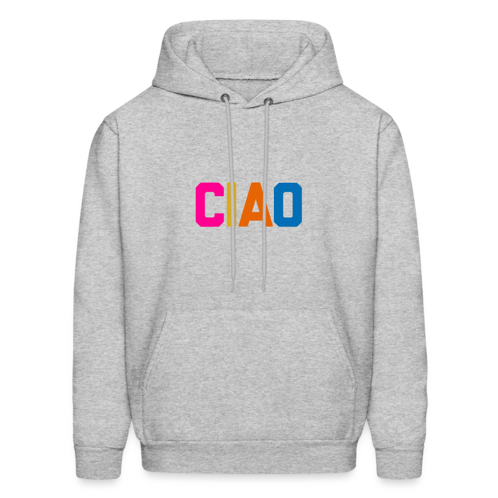CIAO Men's Hoodie - heather gray