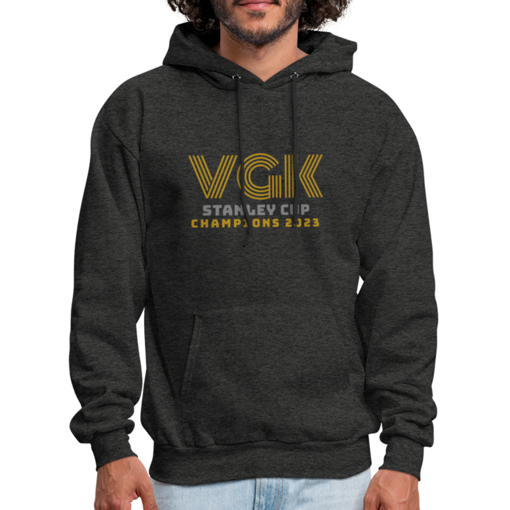 VGK All the Way Men's Hoodie - charcoal grey