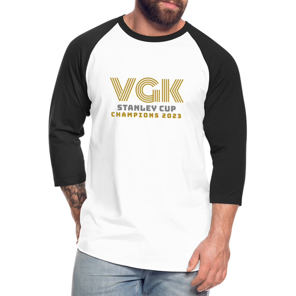 VGK All the Way Baseball T-Shirt - white/black