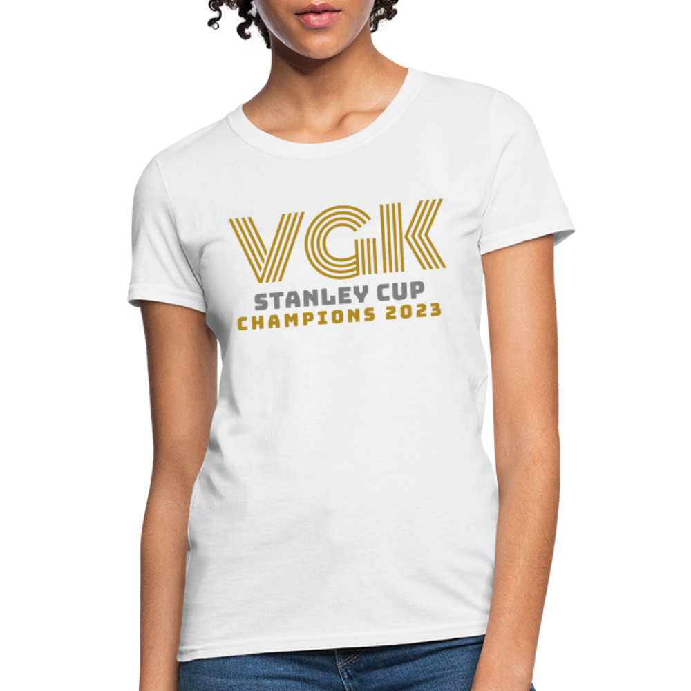 VGK Stanley Cup Champions 2023 Women's T-Shirt - white