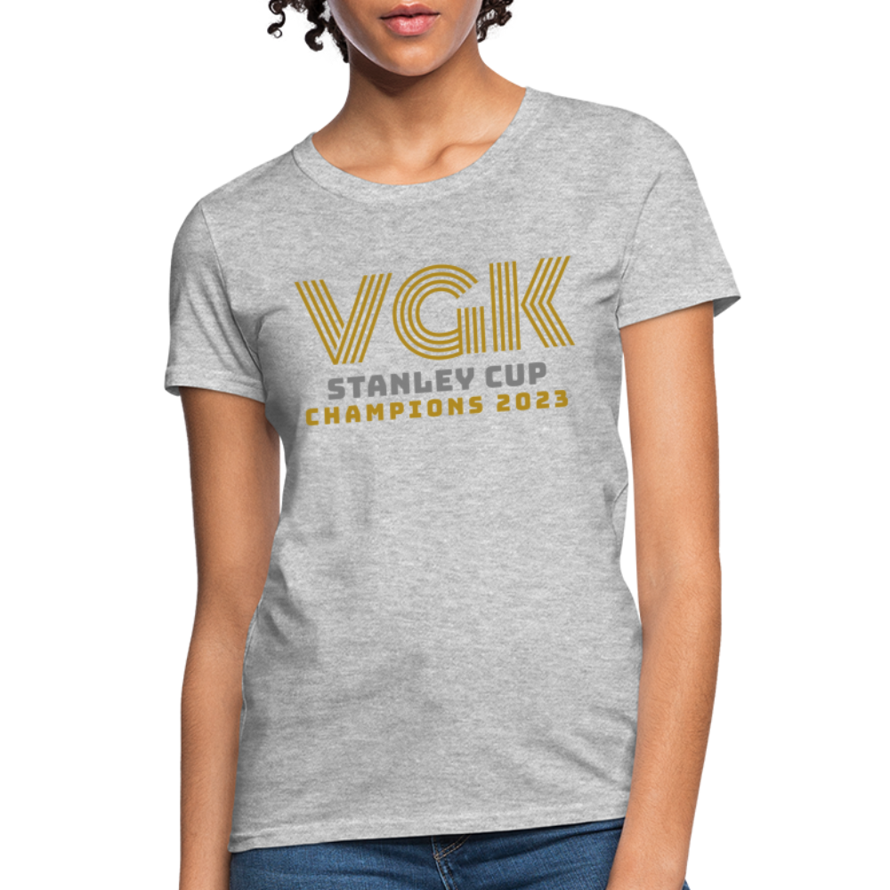 VGK Stanley Cup Champions 2023 Women's T-Shirt - heather gray