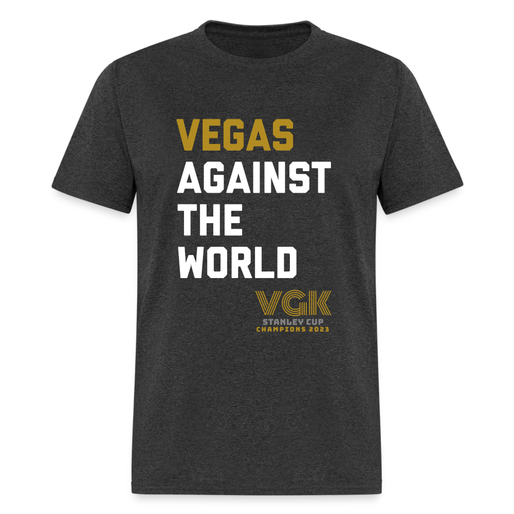 Vegas Against The World VGK Stanley Cup Champs 2023 Unisex Classic T-Shirt - heather black