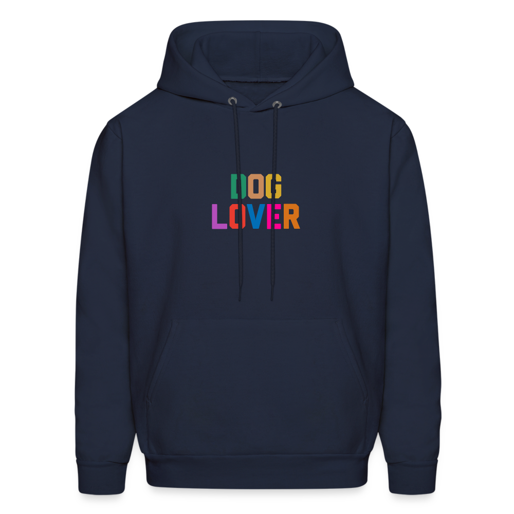 Dog Lover Men's Hoodie - navy
