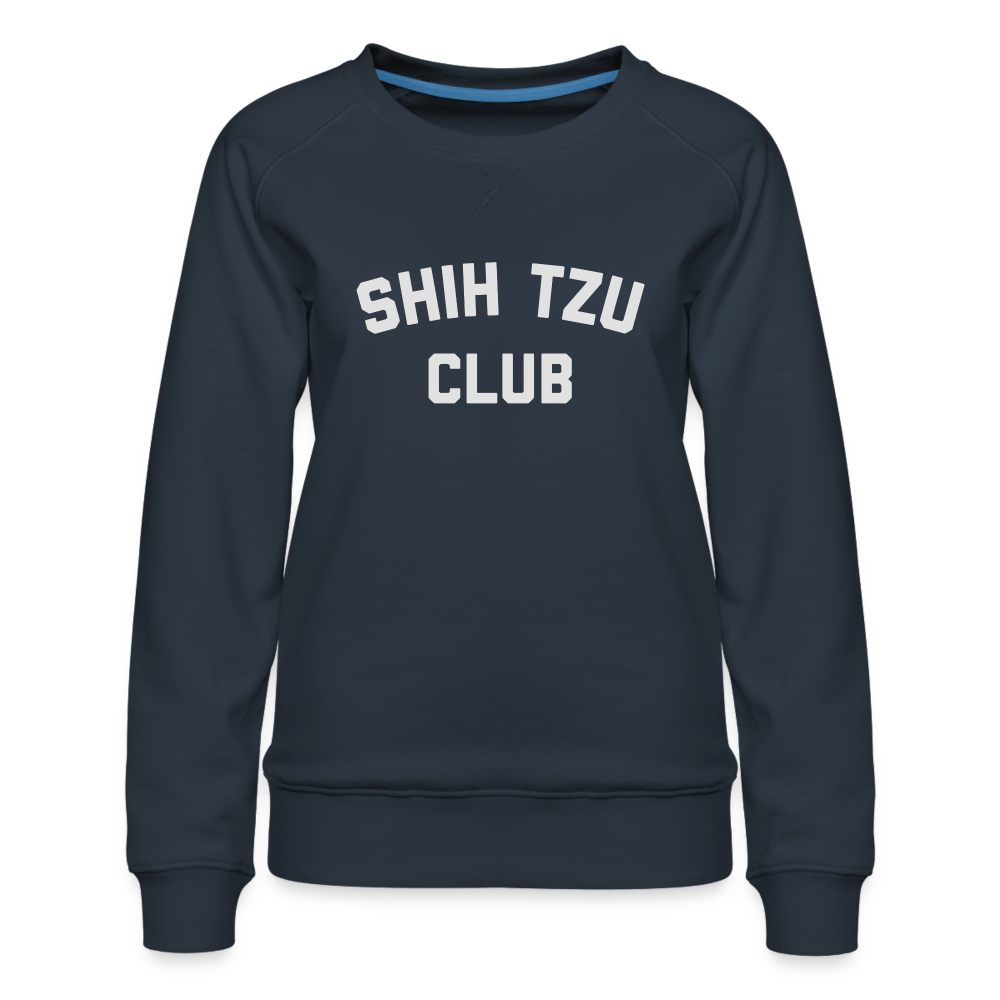 Shih Tzu Club Women’s Premium Sweatshirt - navy