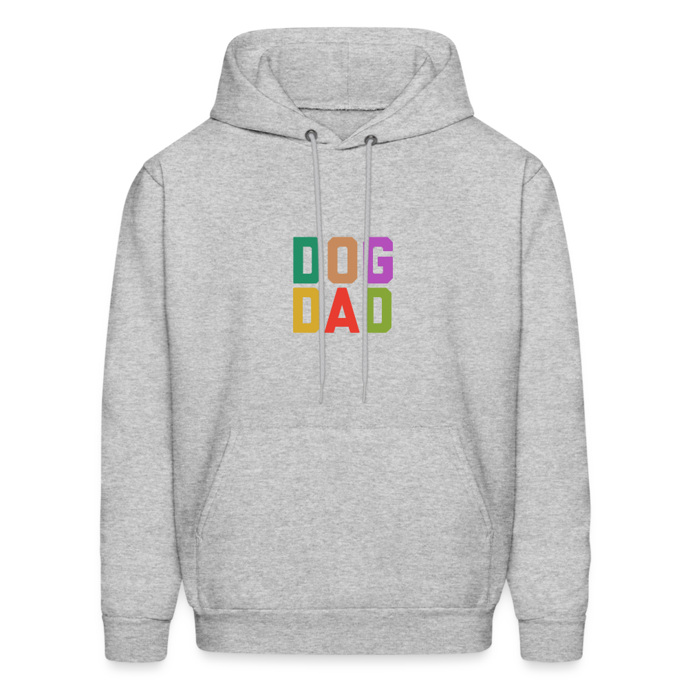 Dog Dad Men's Hoodie - heather gray