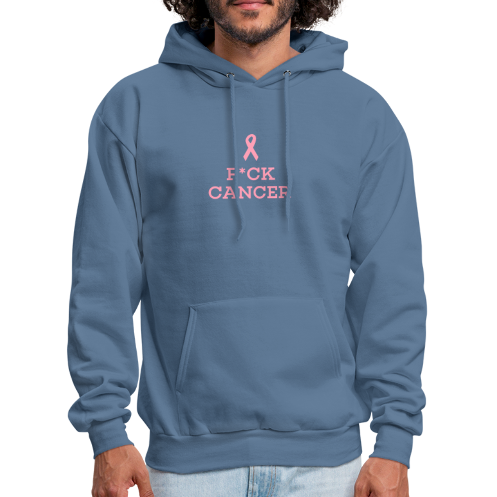 F*CK CANCER Men's Hoodie - denim blue