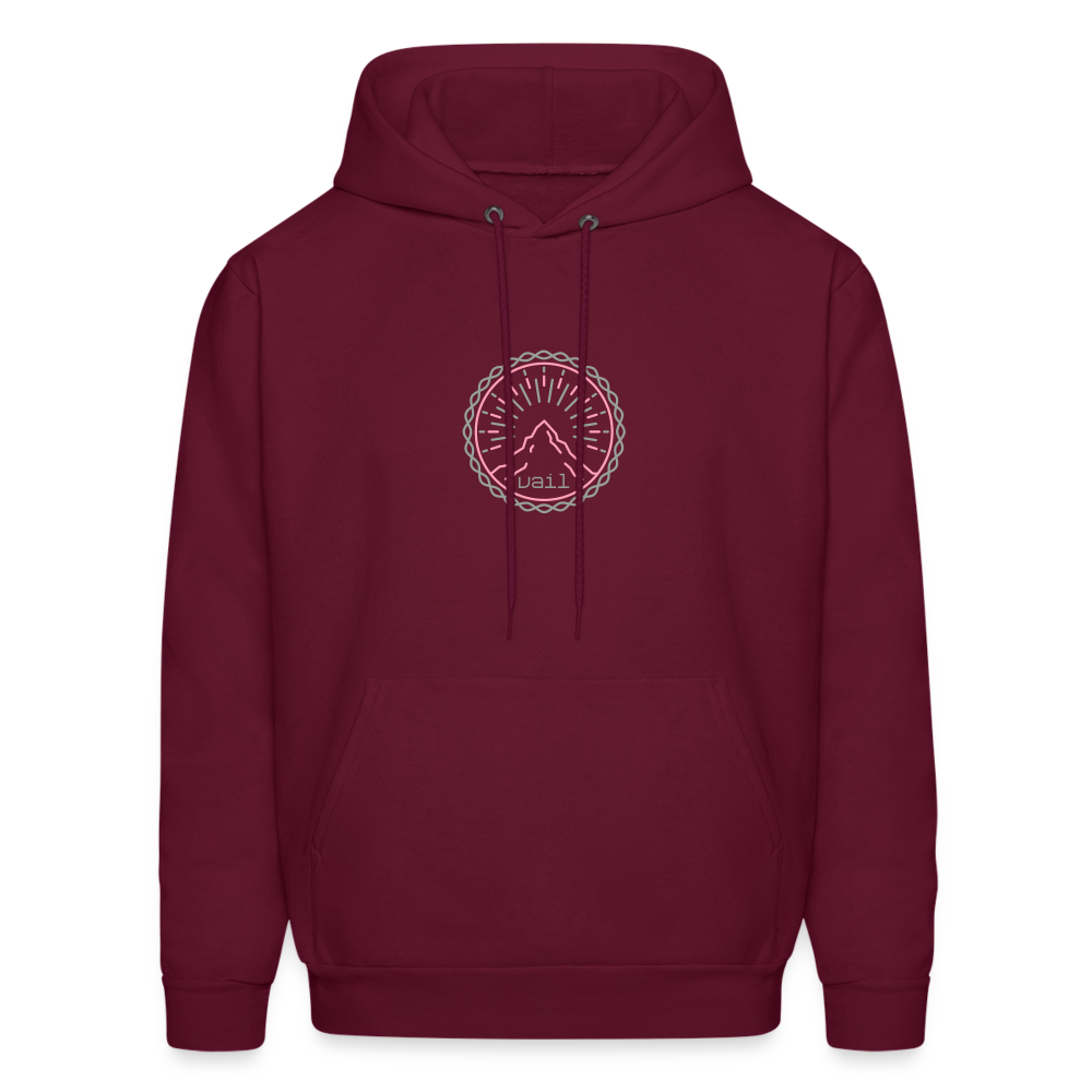 Vail Men's Hoodie - burgundy