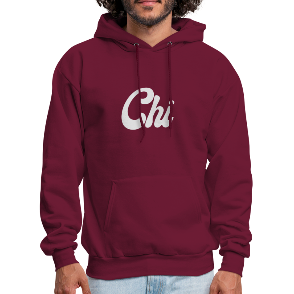 Chi Men's Hoodie - burgundy