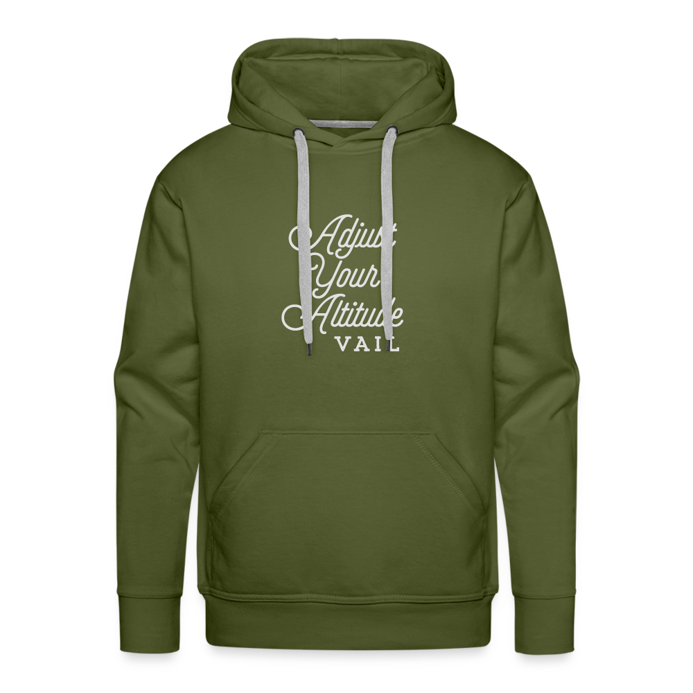 Adjust Your Altitude Men’s Premium Hoodie - olive green