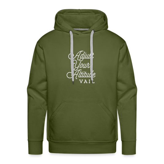 Adjust Your Altitude Men’s Premium Hoodie - olive green