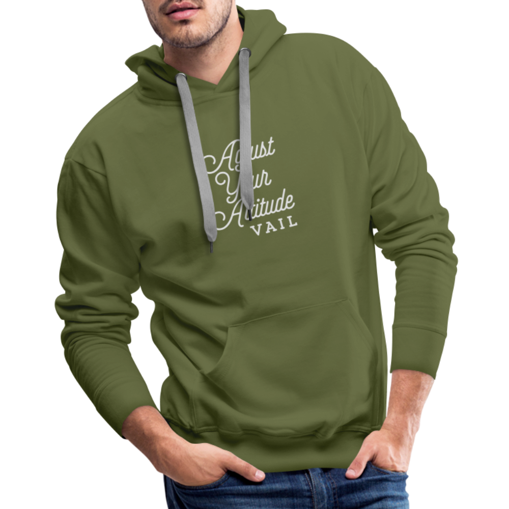 Adjust Your Altitude Men’s Premium Hoodie - olive green