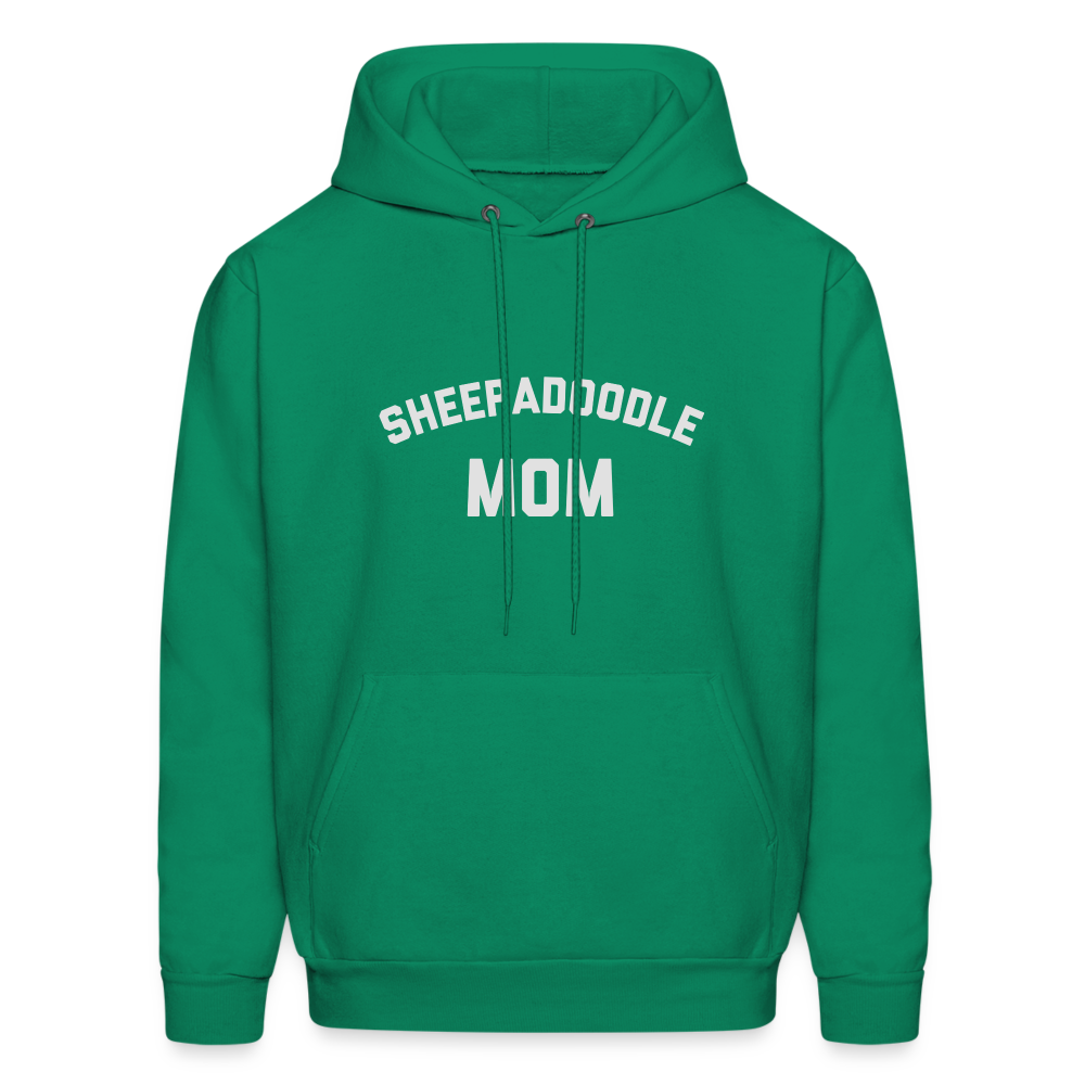 Sheepadoodle Mom Men's Hoodie - kelly green