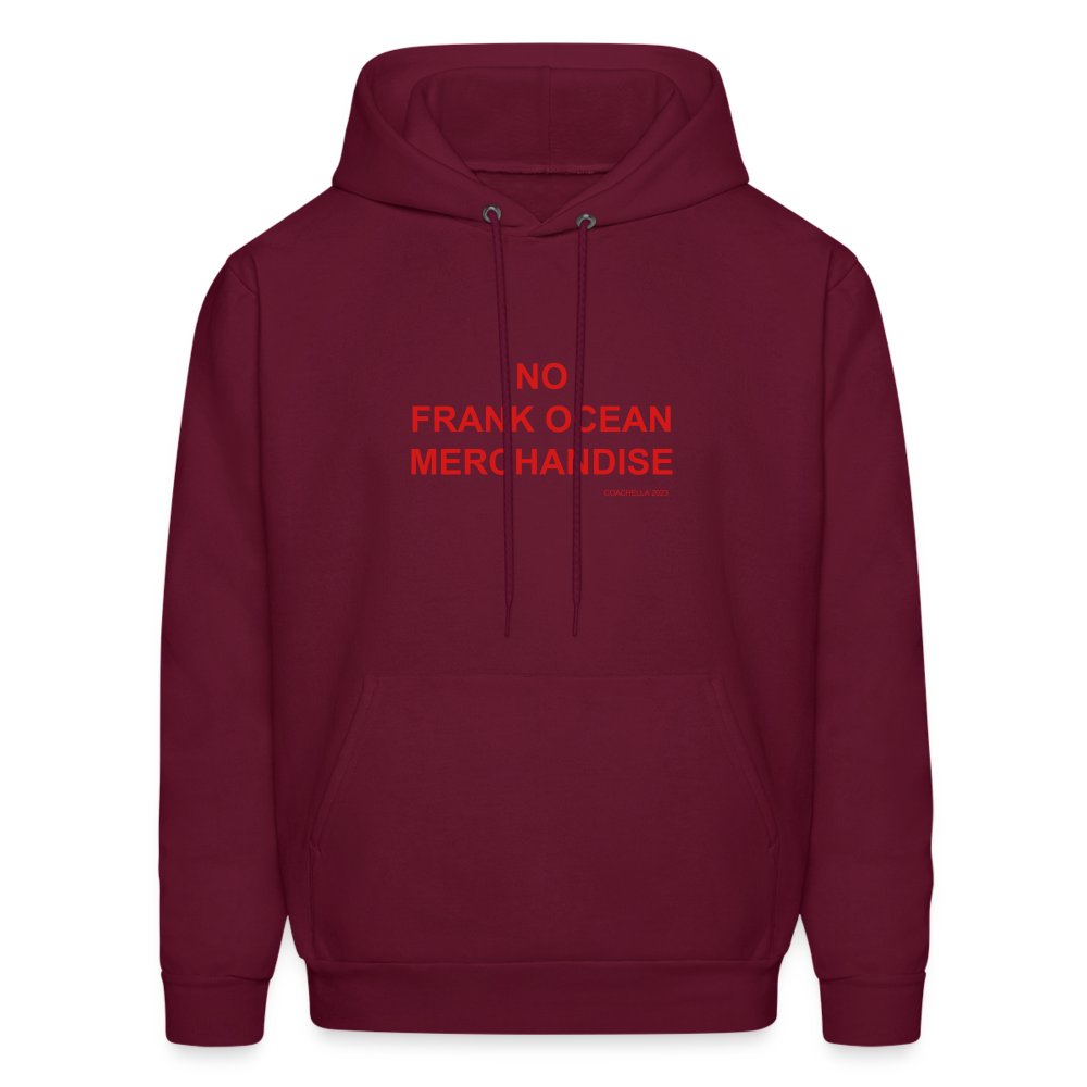 No Frank Ocean Merchandise Men's Hoodie - burgundy
