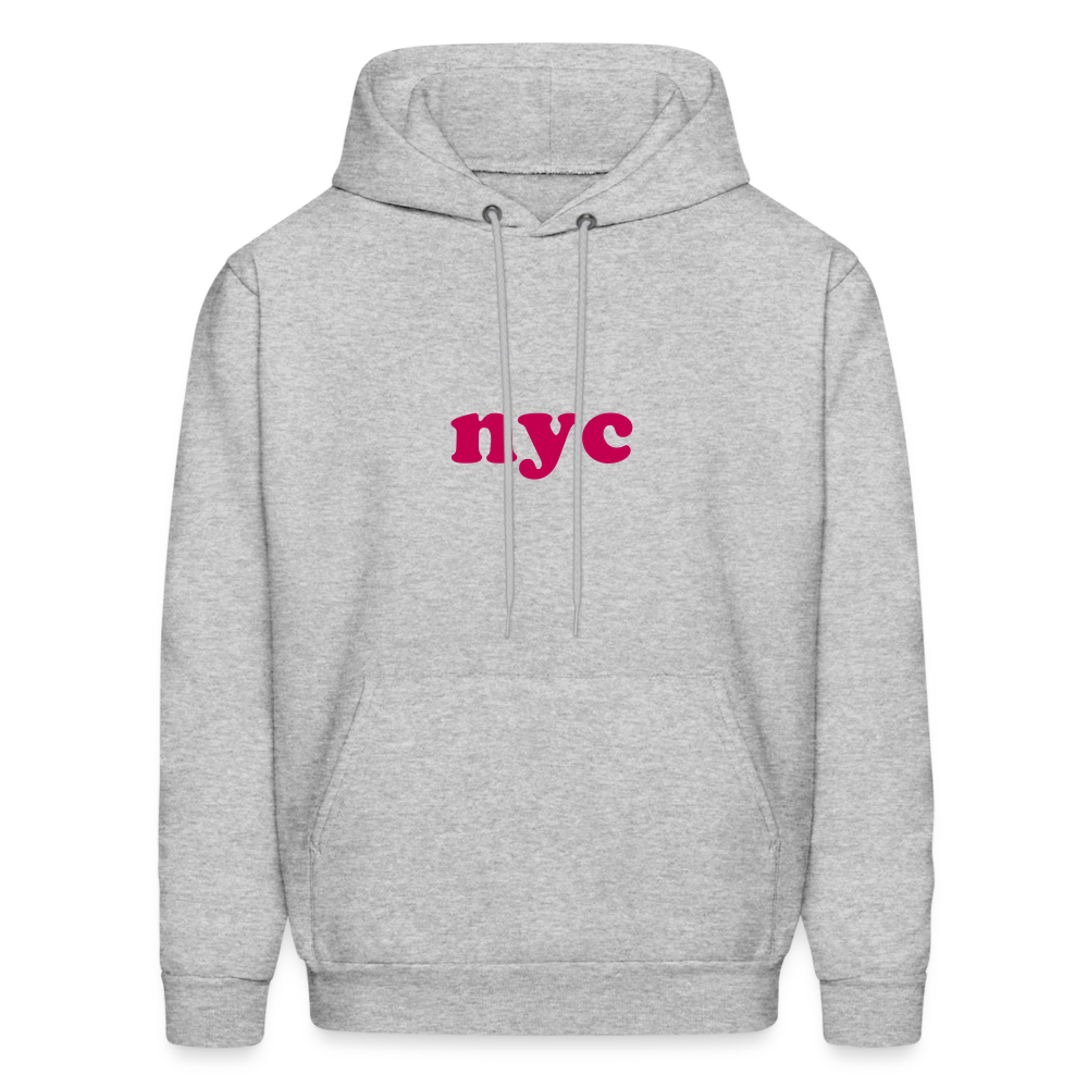 NYC Men's Hoodie - heather gray
