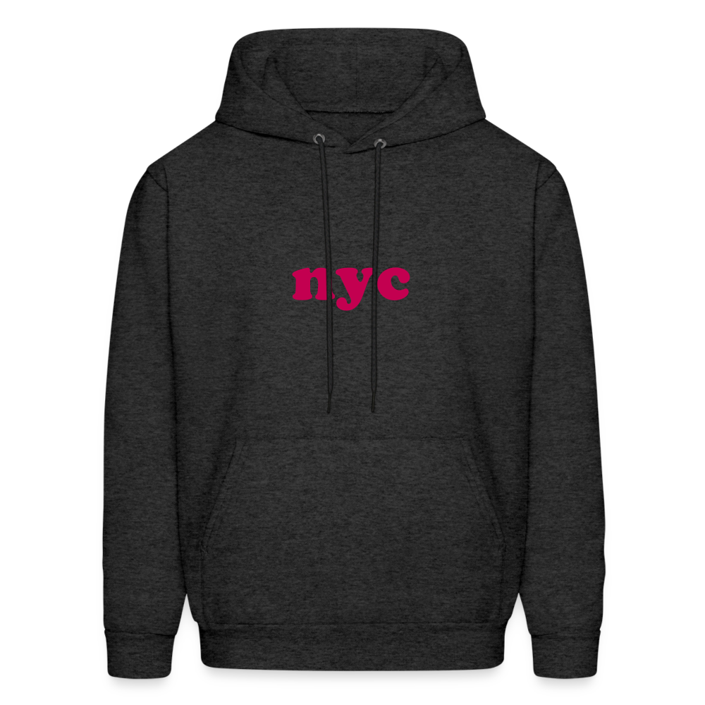 NYC Men's Hoodie - charcoal grey