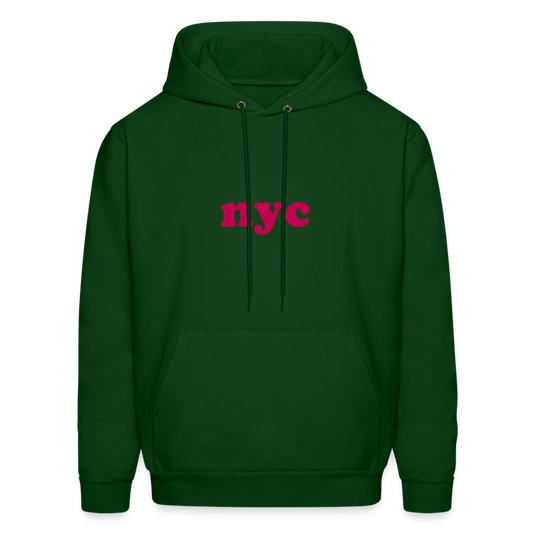 NYC Men's Hoodie - forest green