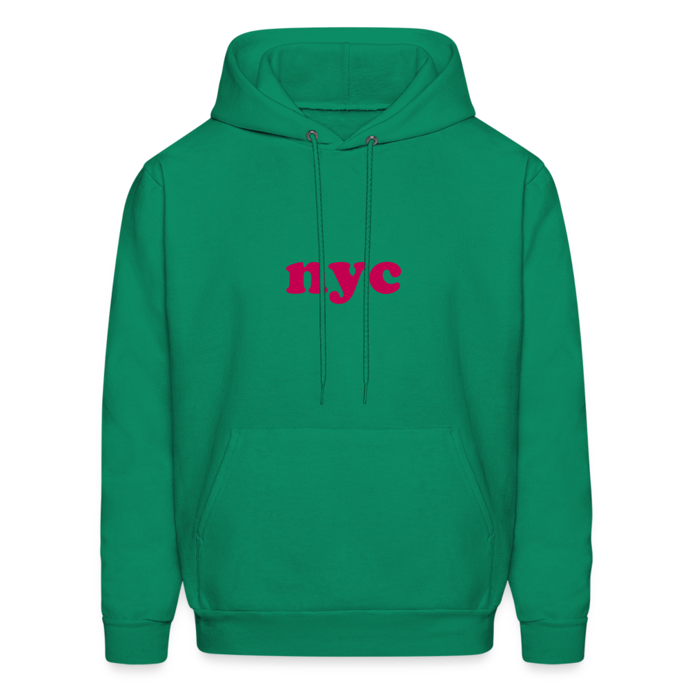 NYC Men's Hoodie - kelly green