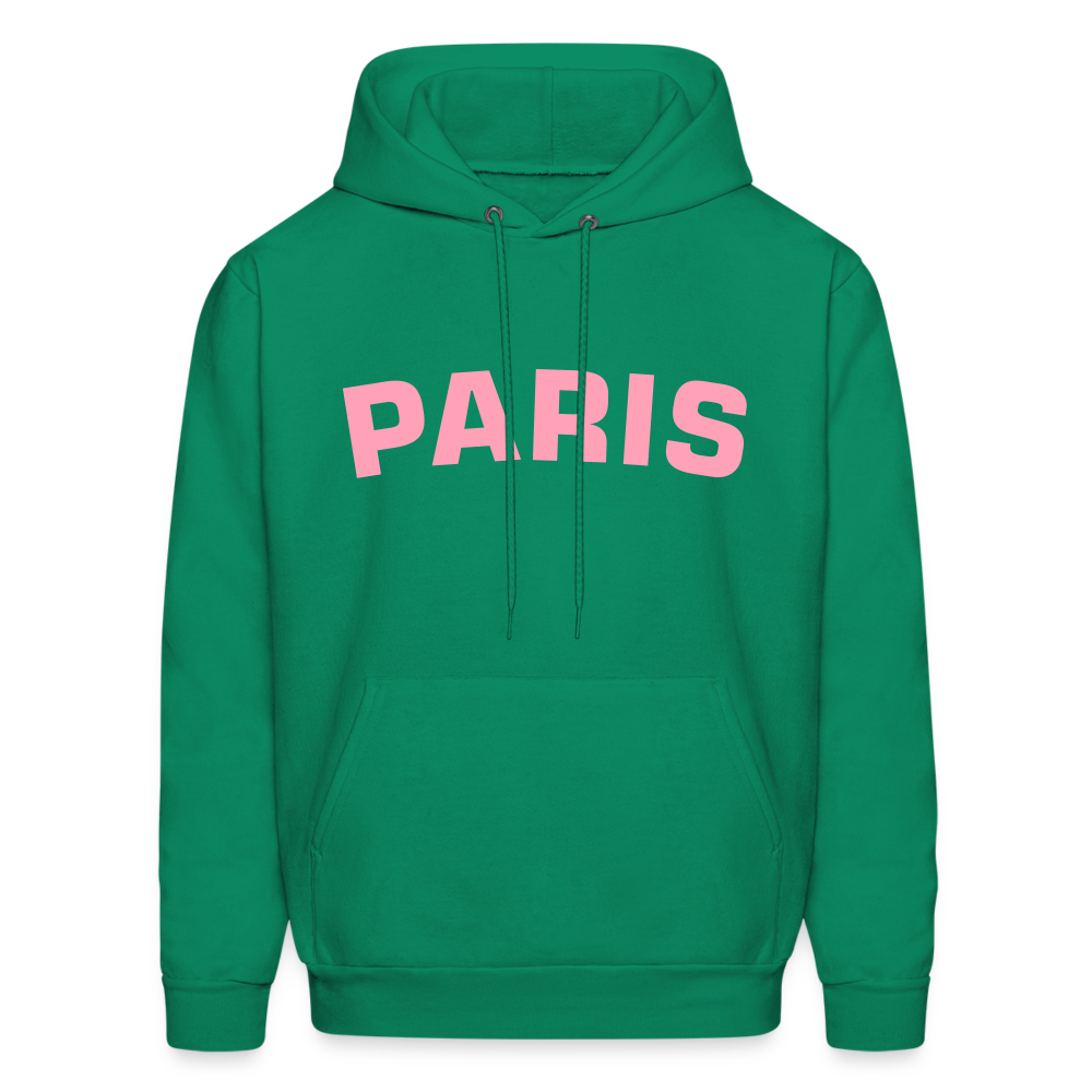 Paris Men's Hoodie - kelly green