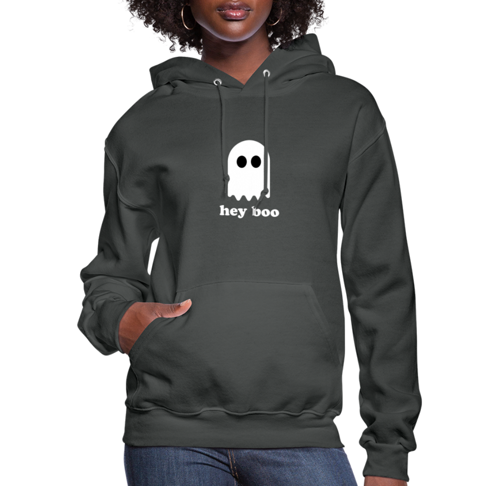 Hey Boo Women's Hoodie - asphalt